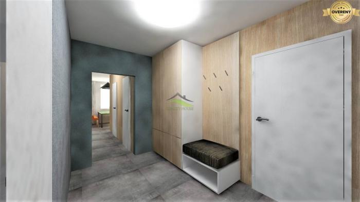 Reality Väčší NOVÝ 3 izbový byt s balkónom - 72 m2