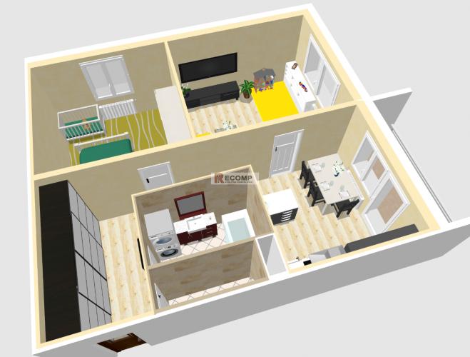 Reality 2-izbový byt s balkónom, Kežmarok, sídlisko Sever