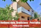 Reality AKO SME PREDALI ZA 5 DNÍ: Priestranný dom na bývanie i podnikanie, Bratislava - Petržalka